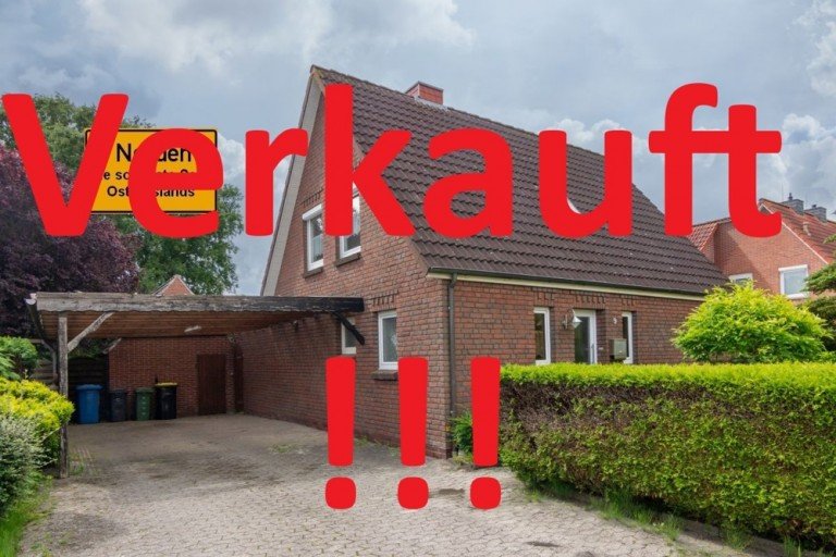 7983 VERKAUFT Norden Einfamilienhaus Gepflegtes Wohnhaus in Sackgassenlage am westlichen Stadtrand von Norden in Richtung Norddeich!