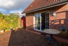 7868 Terrasse Bild I Gelungen aufgeteiltes Reihenendhaus in hervorragender Wohnlage zwischen Norden und Norddeich!