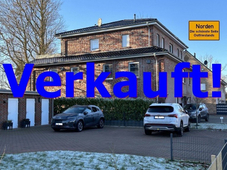 7827 Titelbild verkauft Norden Etagenwohnung Neuwertige, in aufwendiger Bauweise erstellte 3-Zimmer-Wohnung m. Aufzug in beliebter Lage v. Norden