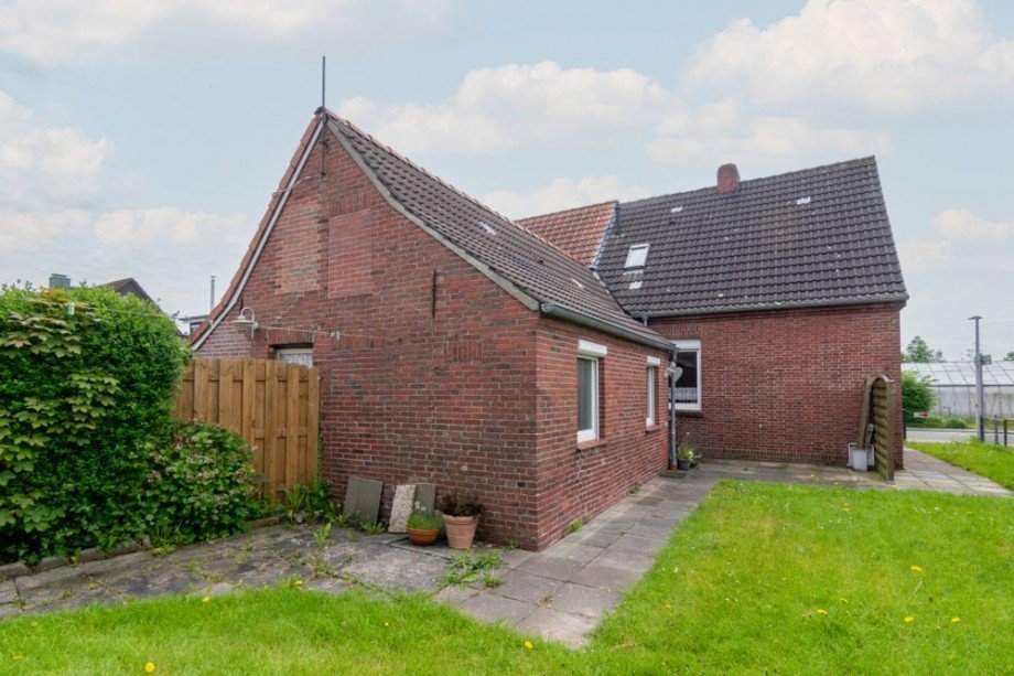 7846 Ansicht vom Garten Doppelhaush�lfte Norden