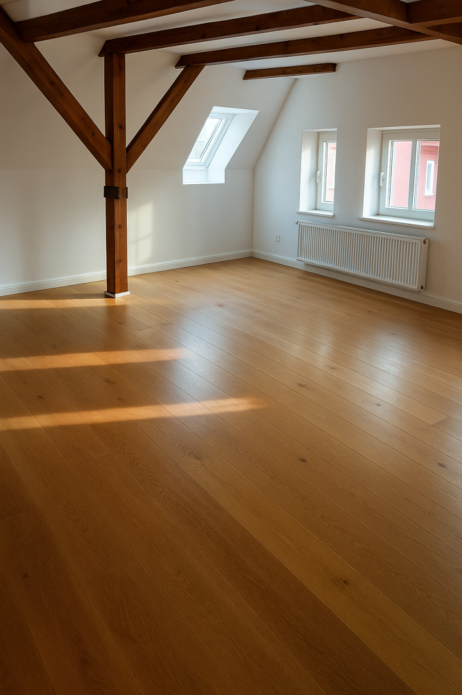 7955 Wohnzimmer Bild I Dachgeschosswohnung Norden