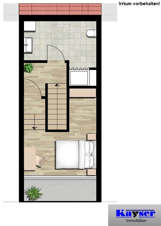 7855 Grundrissskizze OG Reihenmittelhaus Norden