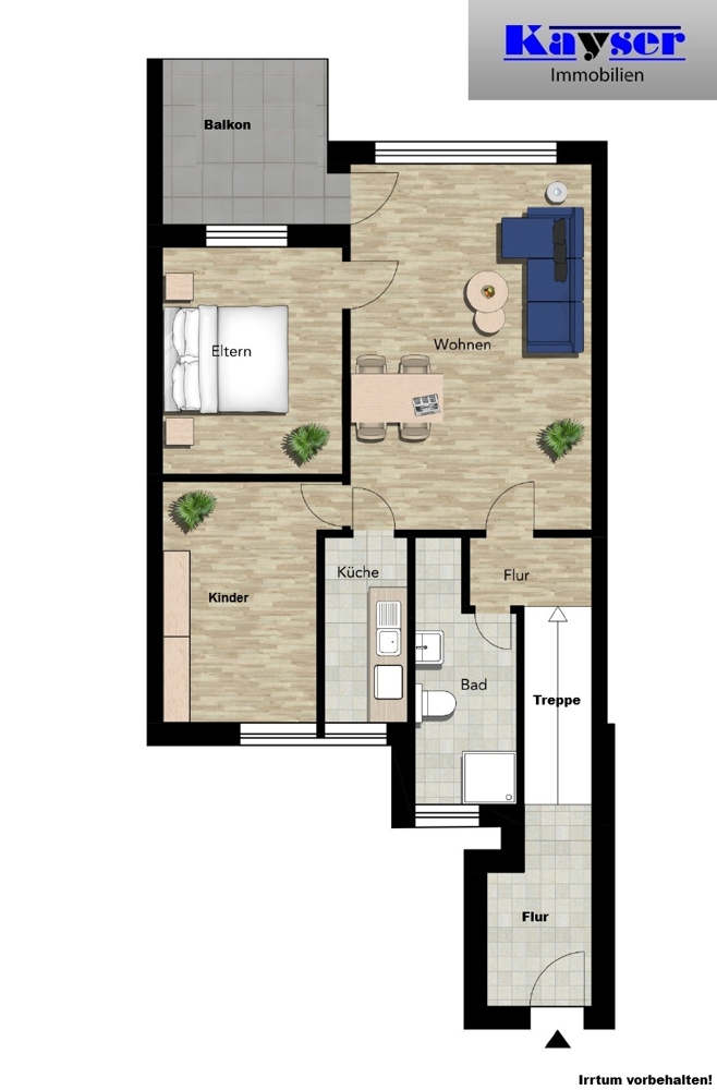 7942 Grundrissskizze Etagenwohnung Norden