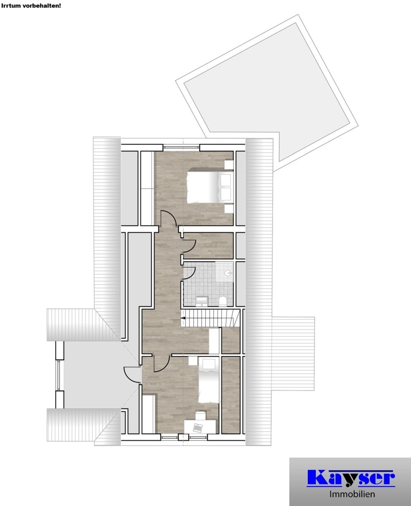 7948 Grundrissskizze OG Einfamilienhaus Norden