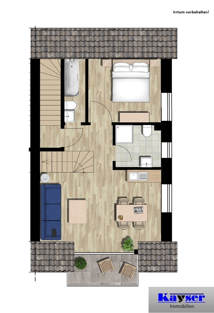 7998 Grundrissskizze Etagenwohnung Norden