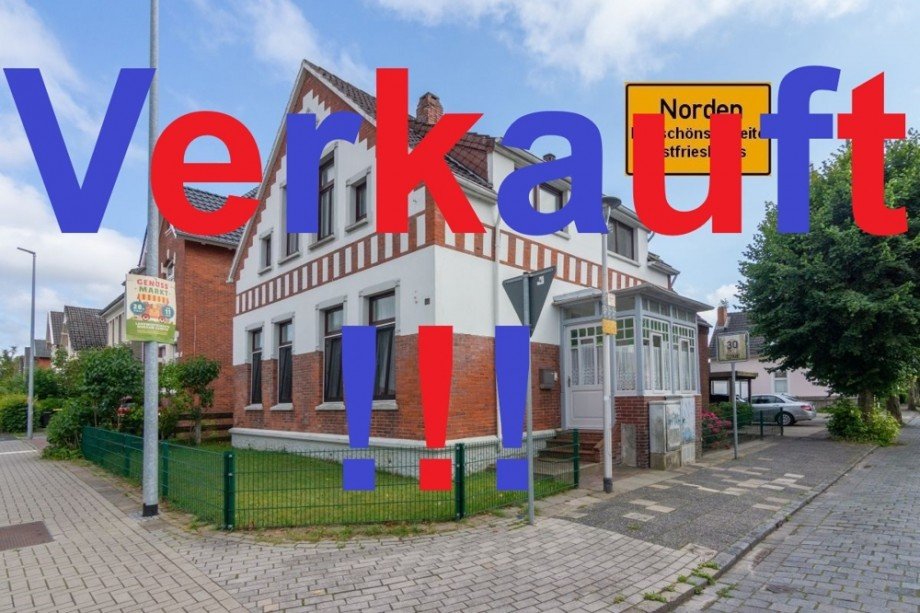 7905 Titelbild mit Ortsschild verkauft Einfamilienhaus Norden