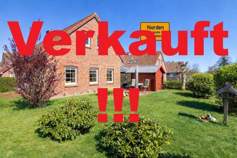 7939 verkauft Norden Einfamilienhaus Ansprechendes Einfamilienhaus am Stadtrand von Norden in Richtung Norddeich!
