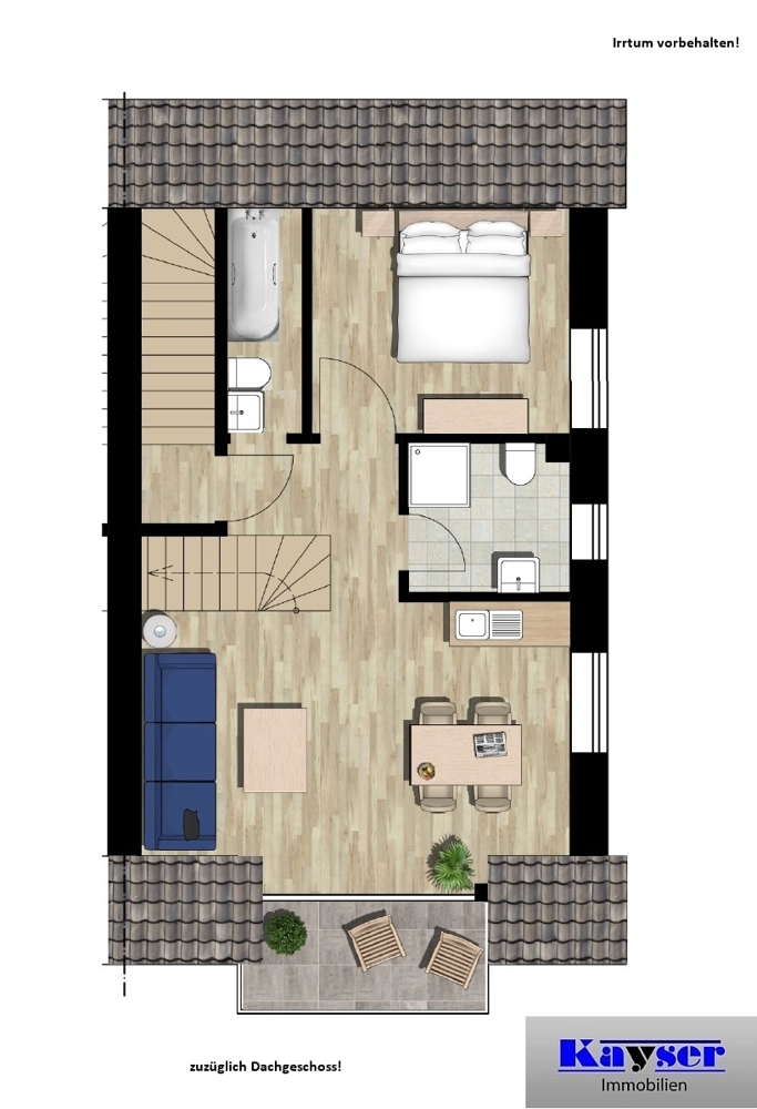 7998 Grundrissskizze Etagenwohnung Norden