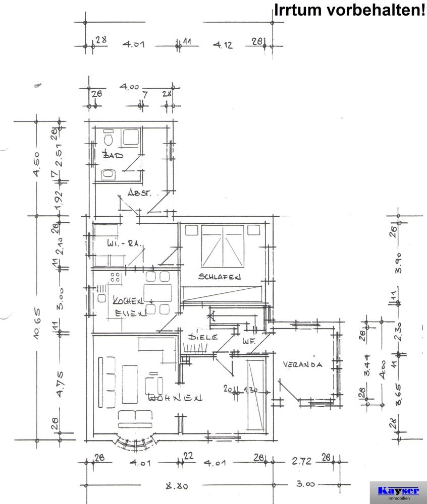 7972 Grundriss Erdgeschosswohnung Norden