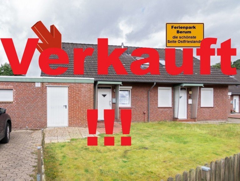 7856 neues Titelbild kl verkauft Berumbur Doppelhaush�lfte Gepflegte Doppelhaush�lfte mit Garage und �berdachter Terrasse im Ferienpark Berum!