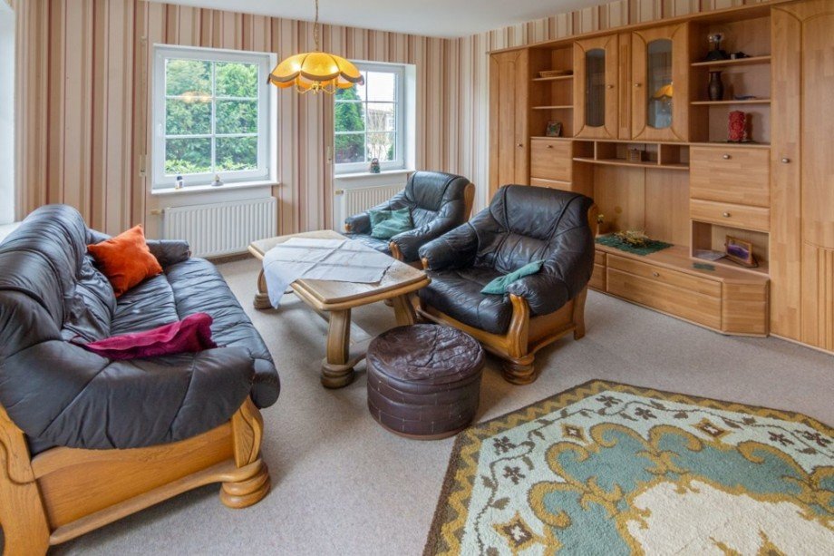 7889 Wohnzimmer Bild II Einfamilienhaus Krummh�rn / Grimersum