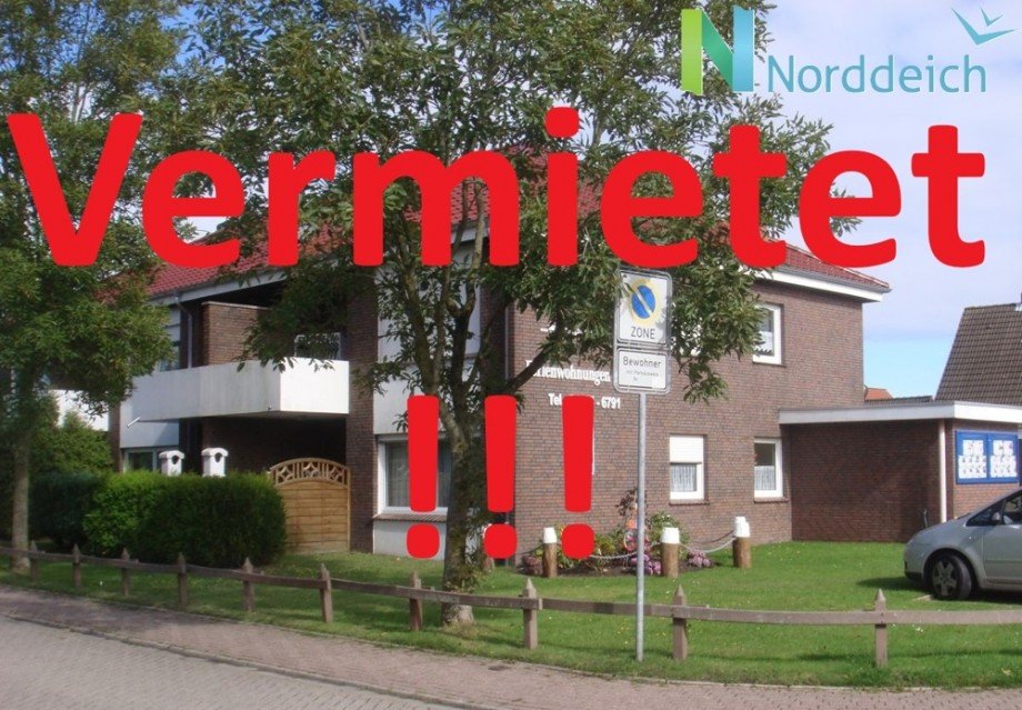 7942 Titelbild mit Ortsschild vermietet Etagenwohnung Norden