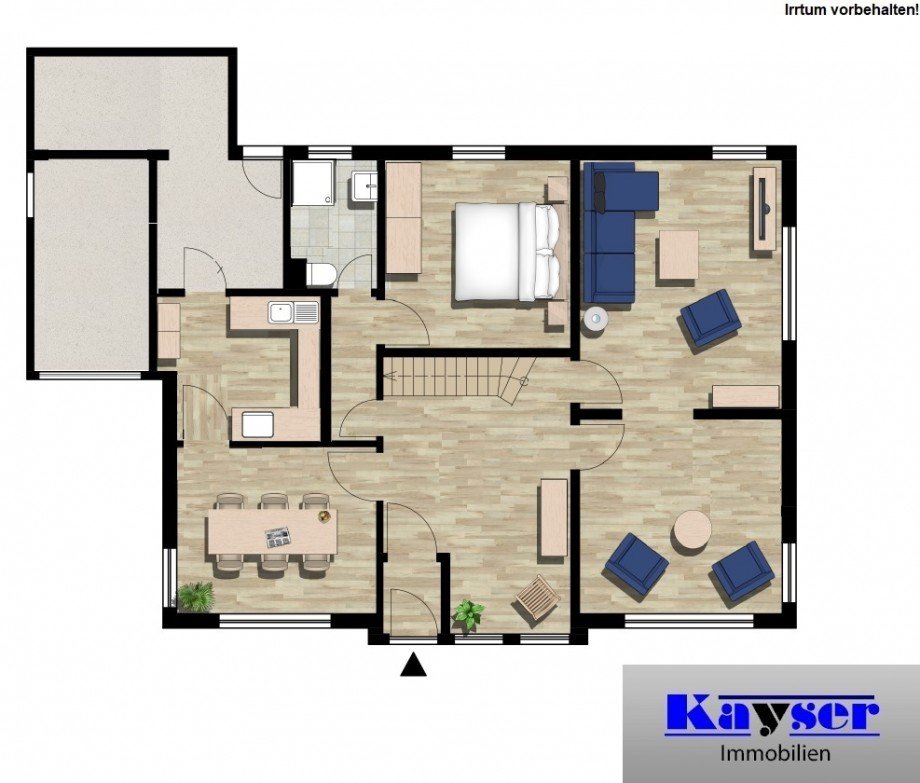 7786 Grundrissskizze EG Villa Norden