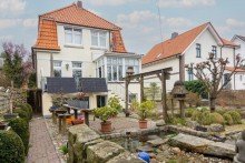 7938 Ansicht vom Garten Bild IV Vornehme Jugenstilvilla als Mansardendachbau mit gelungener Aufteilung in zentraler Lage von Norden