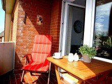 7848 Balkon / Loggia Nur etwa 550 Meter bis zum Nordseedeich! Sch�n aufgeteilte Ferienwohnung in Best-Lage von Norddeich!