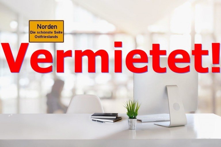 7835 Titelbild vermietet Norden B�rofl�che Als B�ror�umlichkeit oder als Ladenlokal! G�nstig gelegene Gewerbefl�che m. Parkpl�tzen in Norden