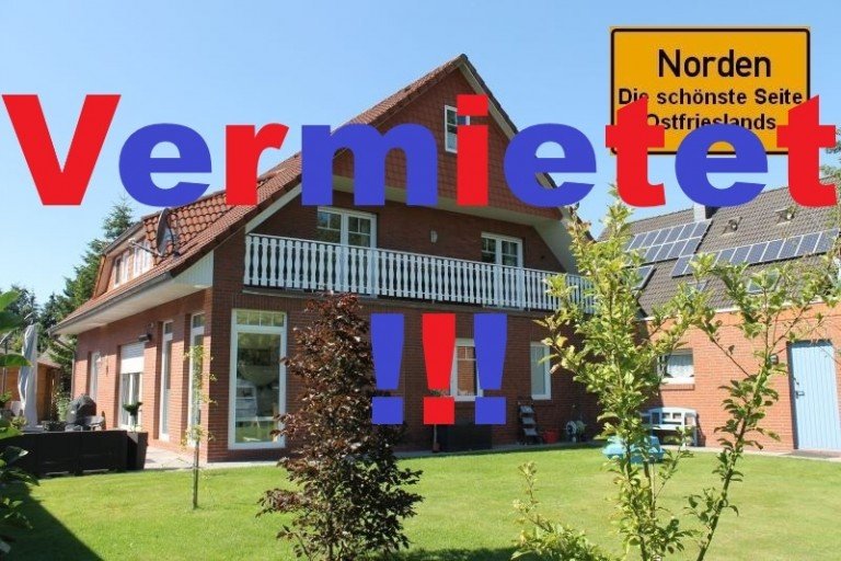 7965 Titelbild vermietet Norden Etagenwohnung Gepflegte 2-Zimmer-Wohnung mit gro�em, �berdachtem Balkon in Norden!