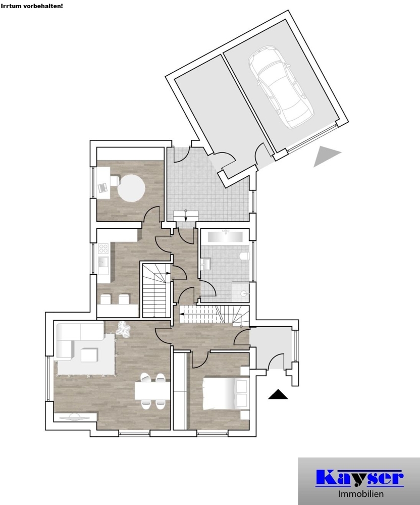 7948 Grundrissskizze EG Einfamilienhaus Norden