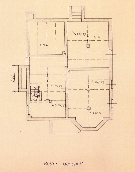 7938 Grundriss Keller Villa Norden
