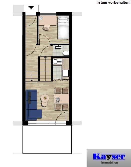7855 Grundrissskizze EG Reihenmittelhaus Norden