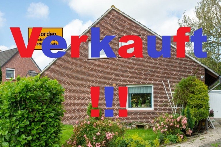 VERKAUFT Norden Einfamilienhaus Sch�n aufgeteiltes Einfamilienhaus mit Garage in zentraler Sackgassenlage von Norden!