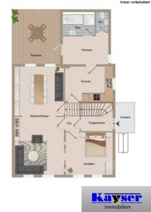 7905 Grundrissskizze EG Ansprechendes, flexibel nutzbares Wohnhaus als Baudenkmal im Herzen der Stadt Norden!